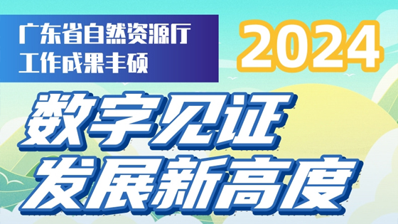 数读2024广东自然资源 | 数字见证发展新高度